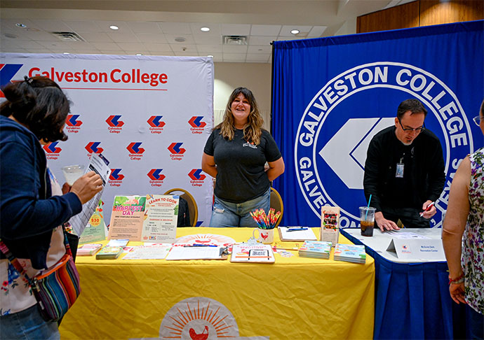 Community members joined Galveston College students, faculty and staff at the college’s Health and Wellness Fair on April 24, 2024 in the Seibel Wing. 