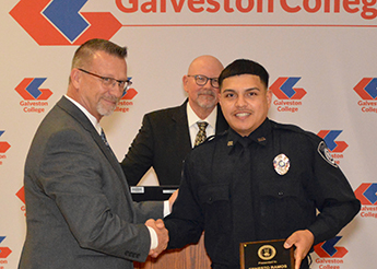 Galveston College – Law Enforcement Academy Graduation with award