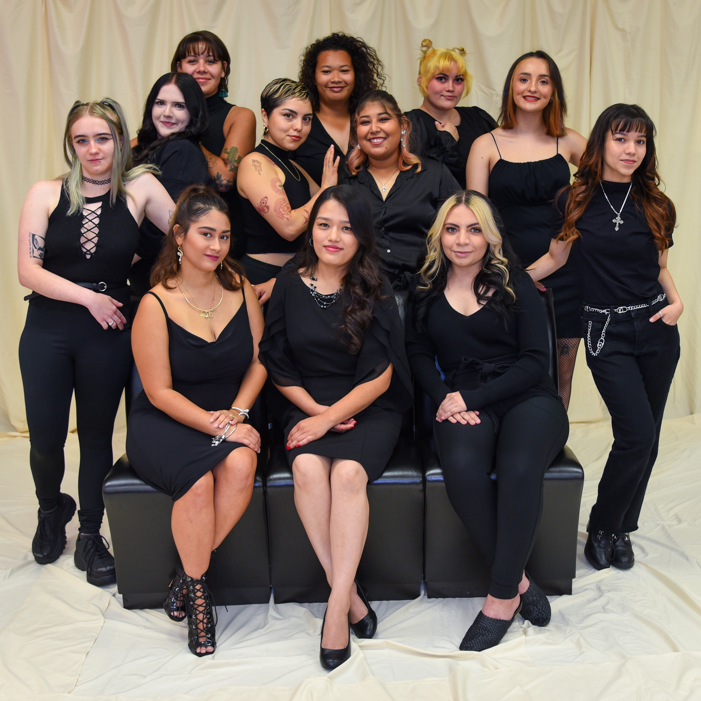 Galveston College Cosmetology program students recently passed their licensing exams with flying colors. From top left, Lauren Anderson, D’Asia Williams and Perla Kovelskyi. Middle row from left, Molly Leach, Kirstin Altamirano, Bryanna Tovar, Mariana Hernandez, Emily Prada and Abisai Moran. Seated from left, Olga Vasquez, Chanda Magar and Joselyn Delgado.