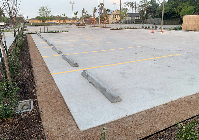 Galveston College opened its new and expanded parking lot the week of March 20, 2023. (Galveston College/COURTESY PHOTO)