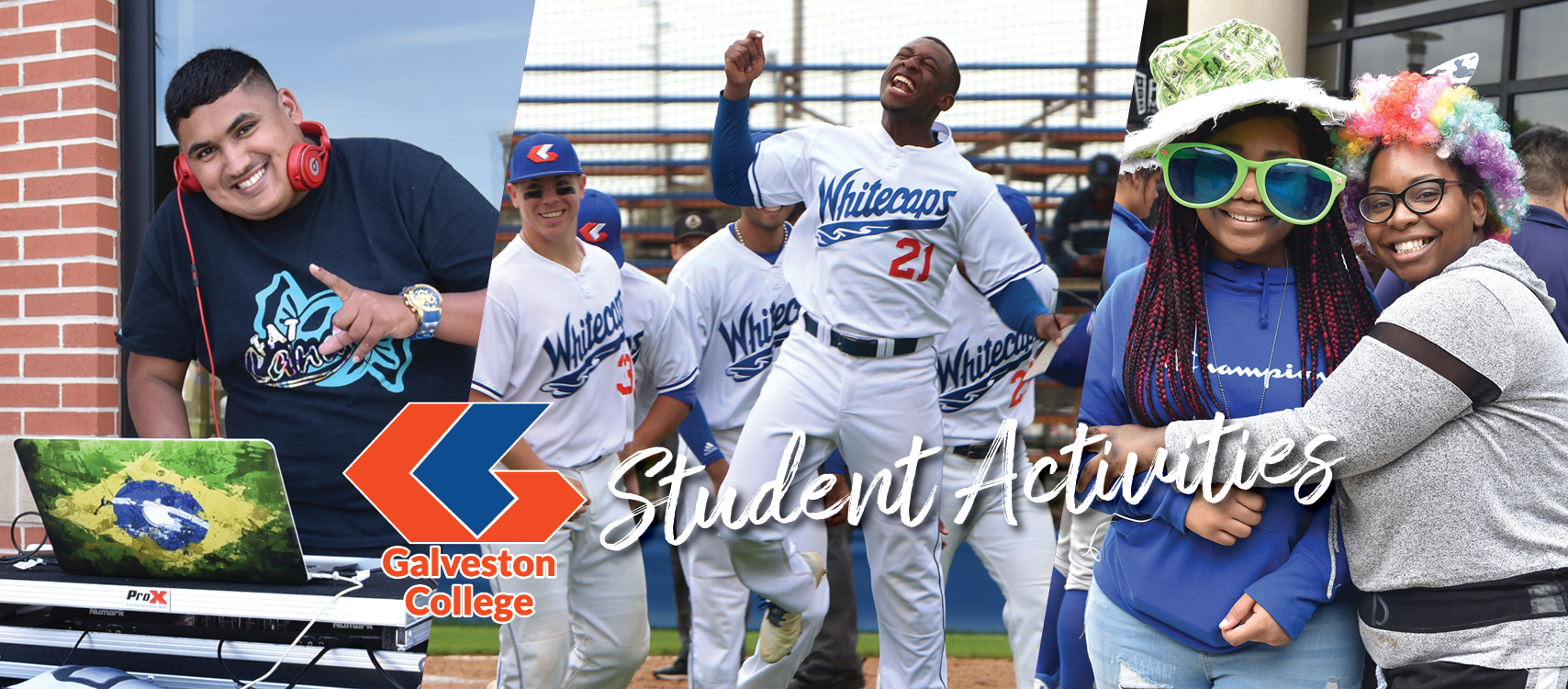 2020 GC Student Activities_FB Cover Student Activities at Galveston College